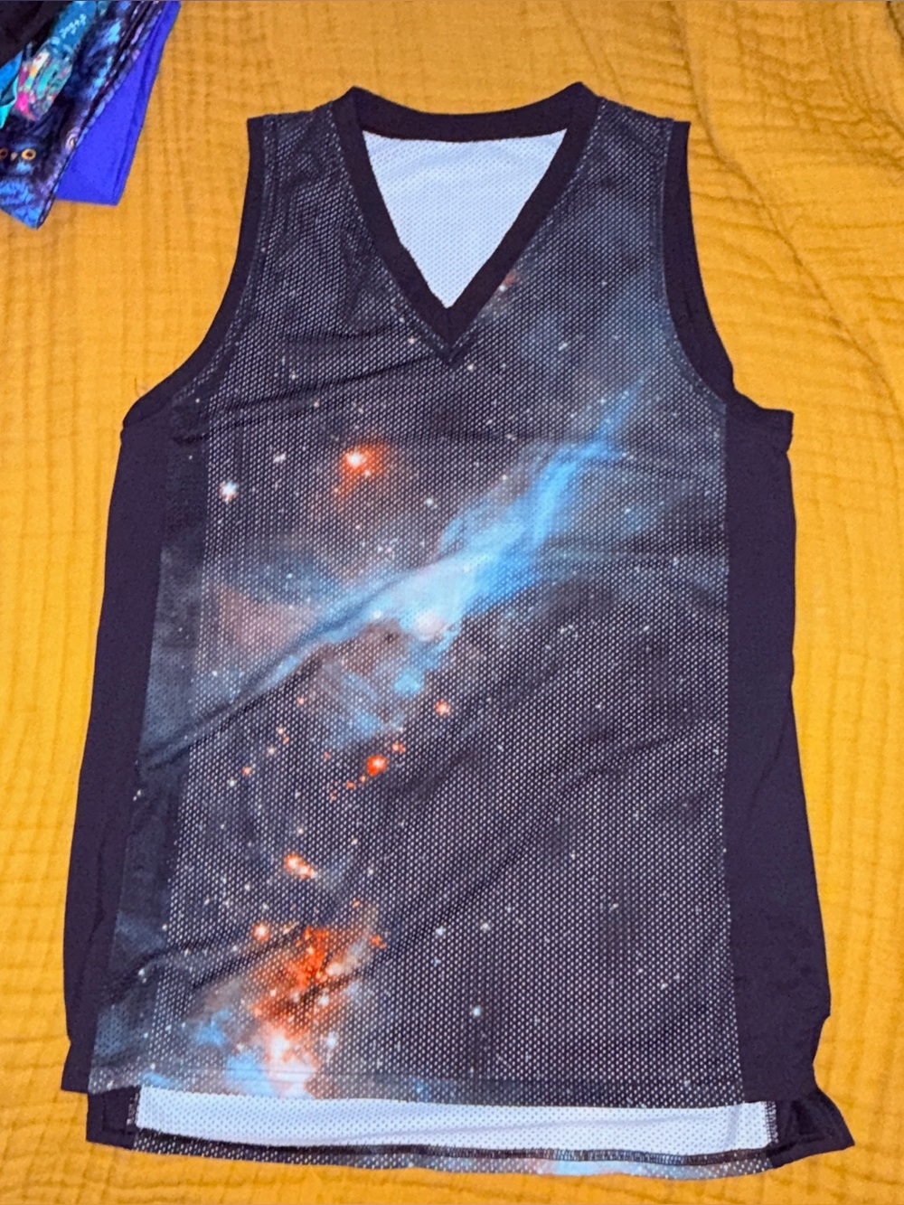 Blackmilk Galaxy Black Shooter Jersey Tank M